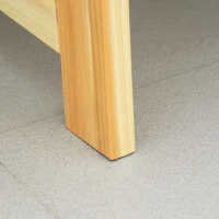 Outsunny Banca pentru Exterior din Lemn, Banca 2 Locuri(m-7)