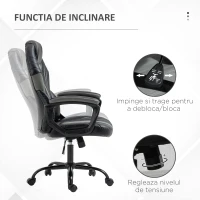 Vinsetto Scaun de Birou Stil Gaming din Imitatie Piele PU(m-5)
