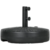Outsunny Baza rotunda 29kg pentru umbrela de soare, Negru(m-10)