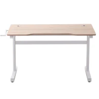 Vinsetto Birou Reglabil pe Inaltime cu Manivela, Birou Modern cu(m-10)
