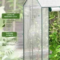 Outsunny Sera Cu 2 Camere Pentru Gradina Cu 2 Usi(m-5)