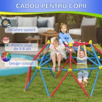 Outsunny Cadru Catarat Jungle Gym 6 ft din Otel Rezistent la Rugina(m-7)