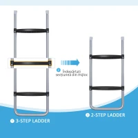 SPORTNOW Scara pentru trambulina cu 3 trepte, 97 x 32 cm(m-4)