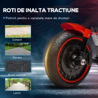 Homcom Motocicleta Electrica 18–36 Luni – Far & Roti Suplimentare(m-6)