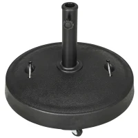 Outsunny Baza pentru Umbrela de 23.5kg con 2 Manivele si Roti(m-10)