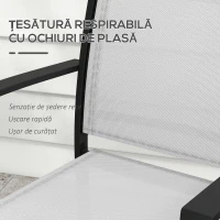 Outsunny Outsunnt Set de masa si scaune pentru gradina din 3 piese, Set bi(m-6)