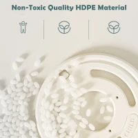 Children's 4-in-1 Outdoor Play Equipment with Slide, Bus, Activity Ladder, Basketball Hoop and Ball, HDPE Material, 171x109.9x100 cm, Green(m-11)