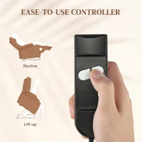 Homcom Fotoliu Electric – Ridicare & Reclinabil 160° cu Telecomanda(m-6)