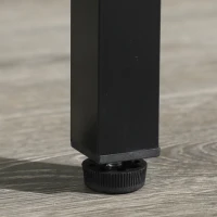 SPORTNOW Zestaw do Tenisa Stołowego dla Dzieci, Składany, z Zamkiem i Uchwytem, Rama Aluminiowa, 152x76x72 cm, Czarny(m-7)