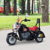 HOMCOM Motoreta Electrica pentru Copii cu 3 Roti 6V, Negru(m-10)