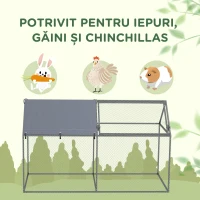 PawHut Cusca Pentru Animale Mici, 2x1m Verde(m-7)