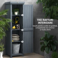 Outsunny Magazie Depozitare Pentru Exterior Din Lemn(m-5)