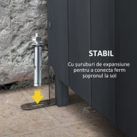 Outsunny Magazie Depozitare Pentru Exterior Din Lemn(m-6)