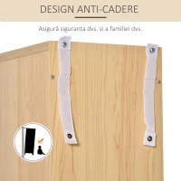 HOMCOM Dulap Biblioteca Suport CD-uri cu 12 Rafturi(m-6)