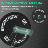 SPORTNOW 2 Placi De Greutati Olimpice De 20 kg(m-6)