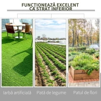 Outsunny Folie pentru Protectia Solului Drenanta si Respirabila(m-6)