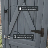 Outsunny Magazie Depozitare Pentru Exterior Din Lemn(m-7)