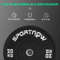 SPORTNOW 2 Placi De Greutati Olimpice De 20 kg(m-5)