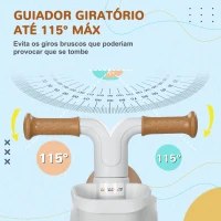 AIYAPLAY Bicicleta sem Pedais para Crianças de 12-36 Meses Bicicleta de Equilíbrio com Assento Ajustável 56x27x39 cm Marrom(m-4)