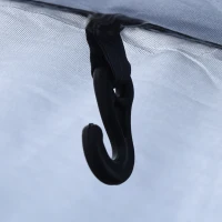 Outsunny 8-Person Camping Tent, Waterproof Family Tent, Tunnel Design, 4 Large Windows, Sleeping Cabins 3000mm Water Column Grey(m-7)