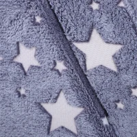 AIYAPLAY Modularny zestaw kanap dla dzieci, 5-częściowy, schody, materac, tor przeszkód, wzór z kucykiem i gwiazdami, Szary(m-8)