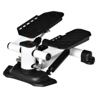 HOMCOM Portable Mini Stepper with LCD Display for Home Gym Office Exercise Workout, Black(m-11)