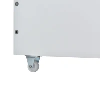 Bunk Bed for Kids, Solid Pine Wood Frame with Under Bed Drawer Storage and Shelves, Ideal for Kids Storage, 198x99.5x152 cm, White(m-12)