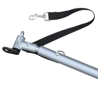 PawHut Haustieranhänger, Hundeanhänger bis 20 kg klappbar Regenschutz Reflektoren grün+grau 155 x 83 x 108cm(m-23)