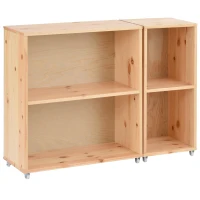 Loft Bed Children Single Sofa Bed Mid Sleeper with Movable Cabinet and Storage, 3FT Bed 200x101x100 cm, White(m-14)