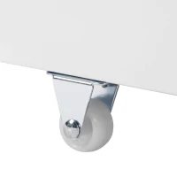 Wooden Solid Pine Divan Storage Bed with Drawers, Single 3ft, 196x100x82 cm, White(m-8)