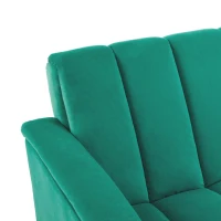 3-in-1 Klappsofa mit 3-fach verstellbarer Rückenlehne, ideal für Wohnzimmer und Schlafzimmer, Grün(m-6)