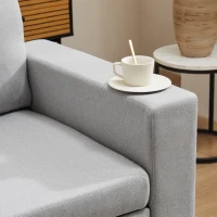 Divano Letto Multifunzione a L con Chaise Lounge Reversibile, Scomparto Nascosto, Contenitore, Moderno, Divano Letto Angolare a 3 Posti, Grigio Chiaro(m-6)