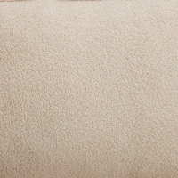 Divano Modulare per Soggiorno in Velluto Teddy, Componibile e Confortevole, Supporta fino a 150 kg, 76x73x76 cm - Poltrone Sofa Divani, Beige(m-8)