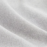 Divano Moderno a 4 Posti in Tessuto di Lino con Tasche sui Braccioli e 4 Cuscini Lombari, Adatto per Soggiorno e Ufficio, 264x83x87 cm, Grigio(m-10)