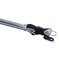 PawHut Fahrradanhänger bis 20kg Universalkupplung Sicherheitsanker Reflektor Stahl Blau+Schwarz(m-15)