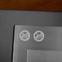 HOMCOM Lareira de Bioetanol 7000 BTU com Tanque de 1,5 L Tempo de Combustão 3H para Interiores 20-25 m² 60x26x50 cm Preto(m-7)