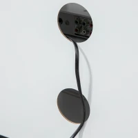 HOMCOM Mesa de TV de Sala com 2 Portas 2 Prateleiras Abertas Móvel para Televisores de 55 Polegadas 120x39,5x40 cm Branco(m-9)