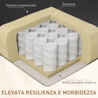 HOMCOM Poltrona Massaggiante e Reclinabile con Funzione Riscaldante e Telecomando, 78x84x101cm, Nero(m-6)