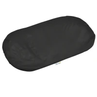 PawHut Hundebuggy Hundewagen bis 10kg klappbar verstellbares Vordach Bodenkorb Kissen Seitentasche 81 cm x 48 cm x 99 cm Grau(m-11)