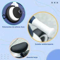 AIYAPLAY Bicicleta sem Pedais para Crianças Bicicleta de Equilíbrio com Assento Ajustável em Altura 67,5x32x44 cm Azul(m-8)