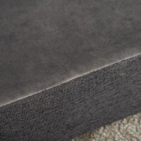 PawHut Cama para Cães Lavável Ortopédica com Almofada e Capa Removível Almofada para Cães de Pelúcia e Espuma Viscoelástica 75x55x20cm Cinza(m-9)