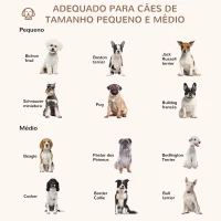 PawHut Cama para Cães Lavável Ortopédica com Almofada e Capa Removível Almofada para Cães de Pelúcia e Espuma Viscoelástica 75x55x20cm Cinza(m-7)