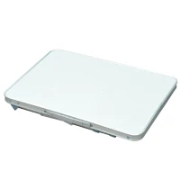 Outsunny Mesa Dobrável de Campismo Tipo Mala Mesa Portátil  para Praia Piquenique com Altura Ajustável 60x45x64 cm Prata(m-10)