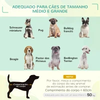 PawHut Cama Elevada para Animais de estimação Cães Gatos Tela Transpirável com Almofada Removível Exterior Interior Jardim Terraço 91x60x23cm Preto(m-4)