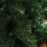 HOMCOM Árvore de Natal Estreita Árvore de Natal Tipo Lápis de 150 cm com Base Dobrável e 317 Ramos para Escritório Verde(m-9)