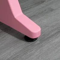 HOMCOM 122 x 66 cm Gaming Desk, Carbon Fibre Covered Computer Desk, Gamer Workstation with Headphone Hook, Cup Holder and Gamepad Storage Rack, Pink(m-9)