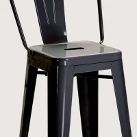 HOMCOM Set 2 Taburete de Bucătărie cu Spătar Detașabil și Reazem pentru Picioare, 44x49x116 cm, Roșu(m-8)