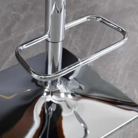 Set of 2 Kitchen Bar Stools with Woven Backs and Silver Base, Height Adjustable Bar Chairs, for Kitchen Island and Pub, 53x51x87 cm, Emerald(m-11)