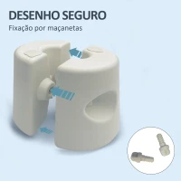 Outsunny Conjunto de 4 Pesos para Tendas Dobráveis Suportes Enchivel com 9,5 kg de Água ou 12 kg de Areia  Ø24x25,5 cm Branco(m-5)