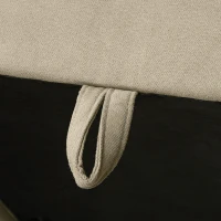 HOMCOM 'L' Shape Modular Sofa, with Storage - Light Brown(m-8)